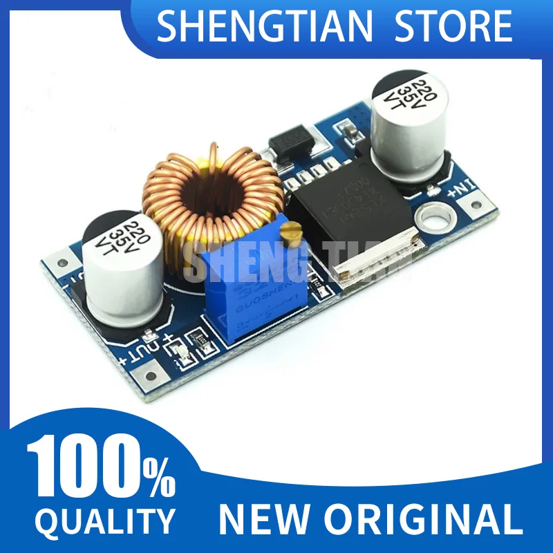 1/5/10pcs DC-DC Adjustable Step-down 5A Power Supply Module Large Current Large Power XL4005 DSN5000 Beyond LM2596