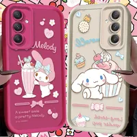 Cute Sanrio Mymelody Phone Case for Samsung Galaxy A55 A35 A25 A15 A05 A05S 5G A24 A13 A23 A12 A22 A32 A52 A52S A71 A72 A51 4G