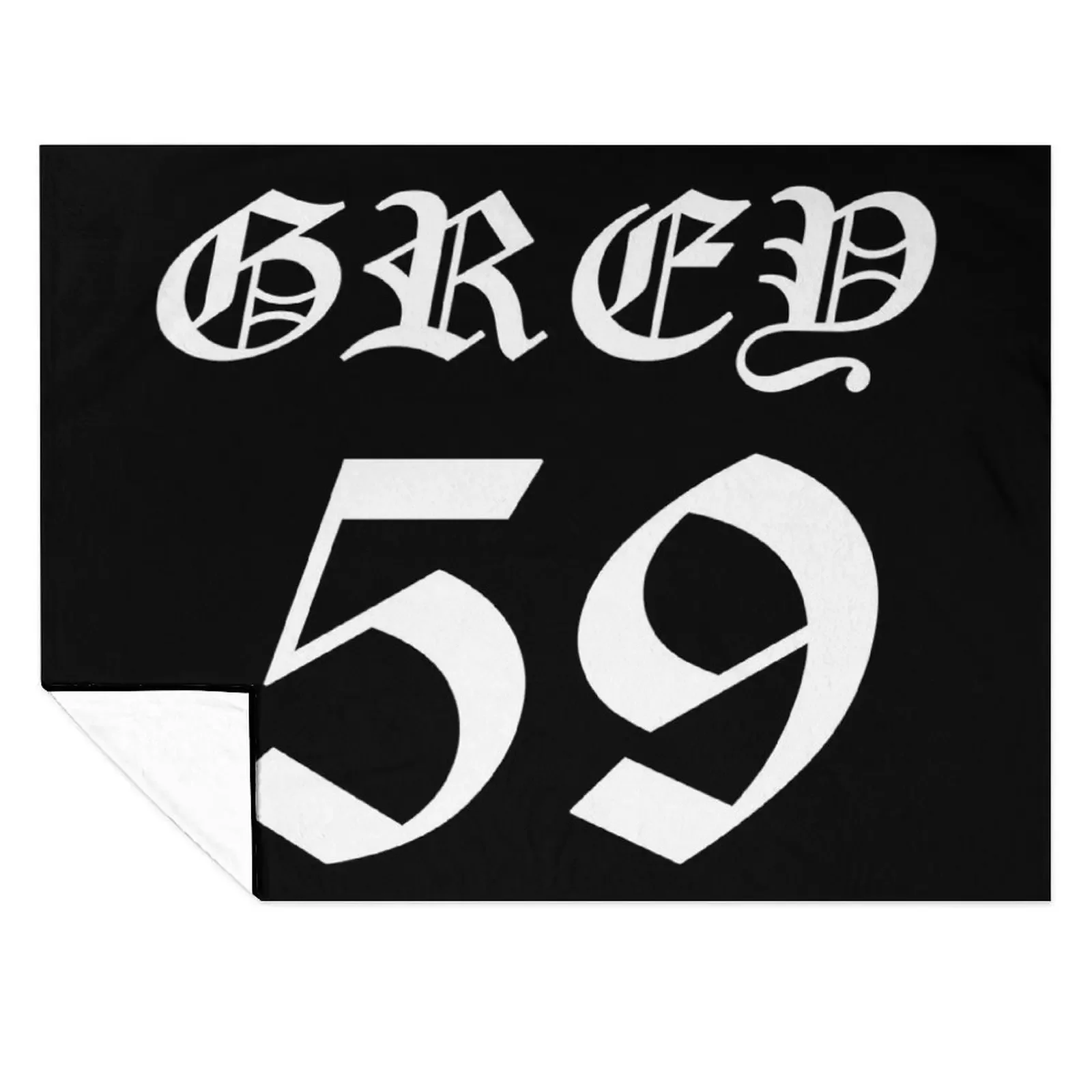 

Grey 59 Merch Greyfivenine Logo Throw Blanket warm for winter Personalized Gift Thermals For Travel christmas gifts Blankets