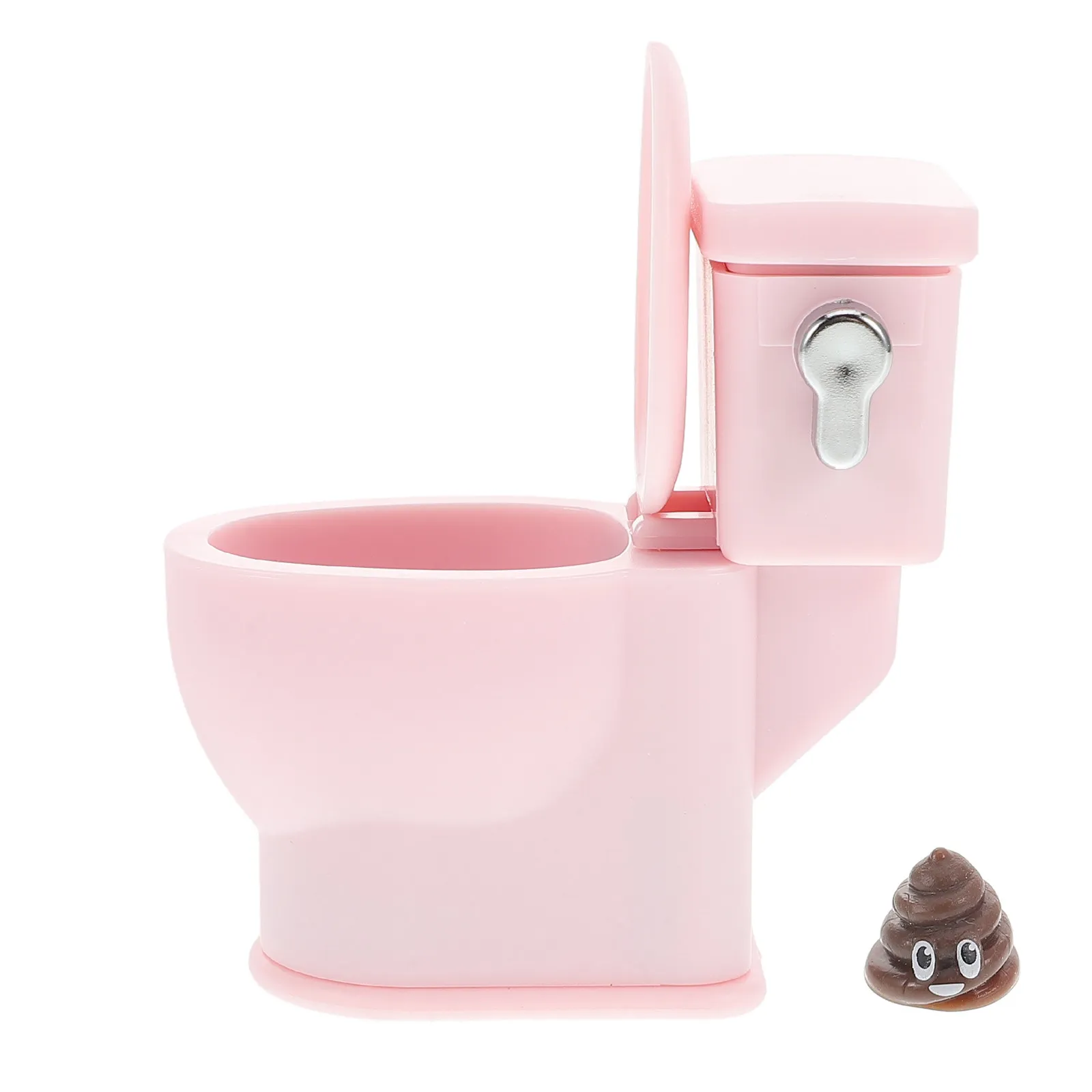 

1:12 Scale Miniature Realistic Toilet Rechargeable Sound Bathroom Accessory Dollhouse Ceramic Bathroom Decor Toy Toilet