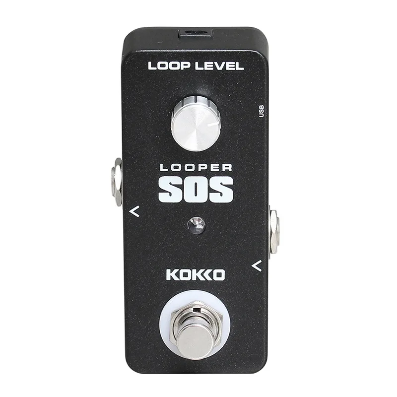 KOKKO Gitaareffectpedaal Compressor/Booster/Distortion/Chorus/Overdrive/Looper/Timer/Wah/Phaser pedaal Gitaar onderdelen accessoires
