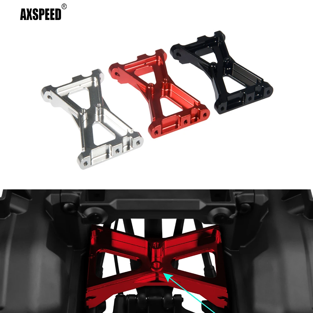 

AXSPEED Alloy Front Steering Servo Mount / Rear Chassis Brace Crossmember Bracket for 1/10 RC Crawler Car TRX4 Chevrolet Bronco