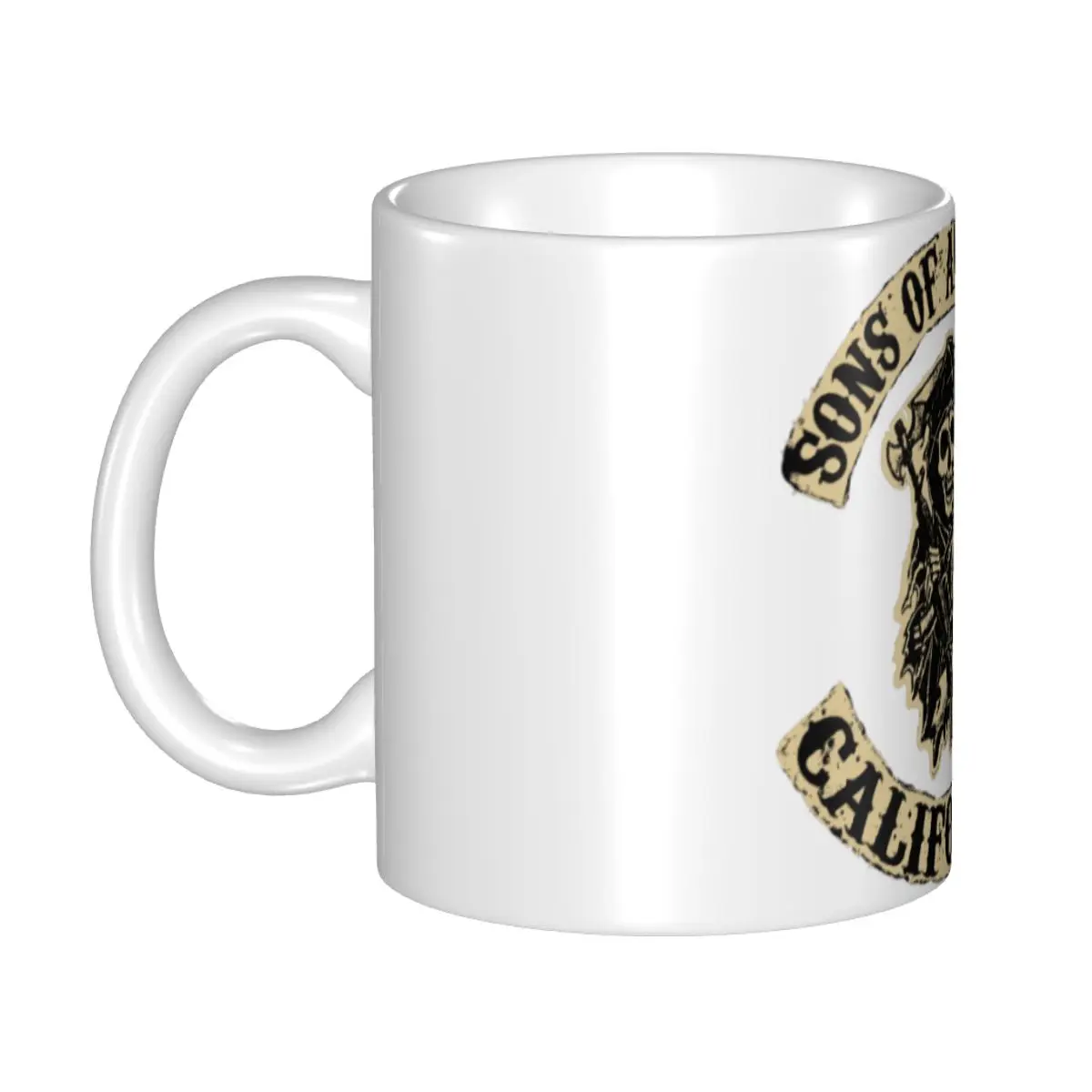 تخصيص أبناء الفوضى الجمجمة الرعب فيلم التلفزيون أكواب القهوة DIY أكواب حليب الشاي السيراميك #3