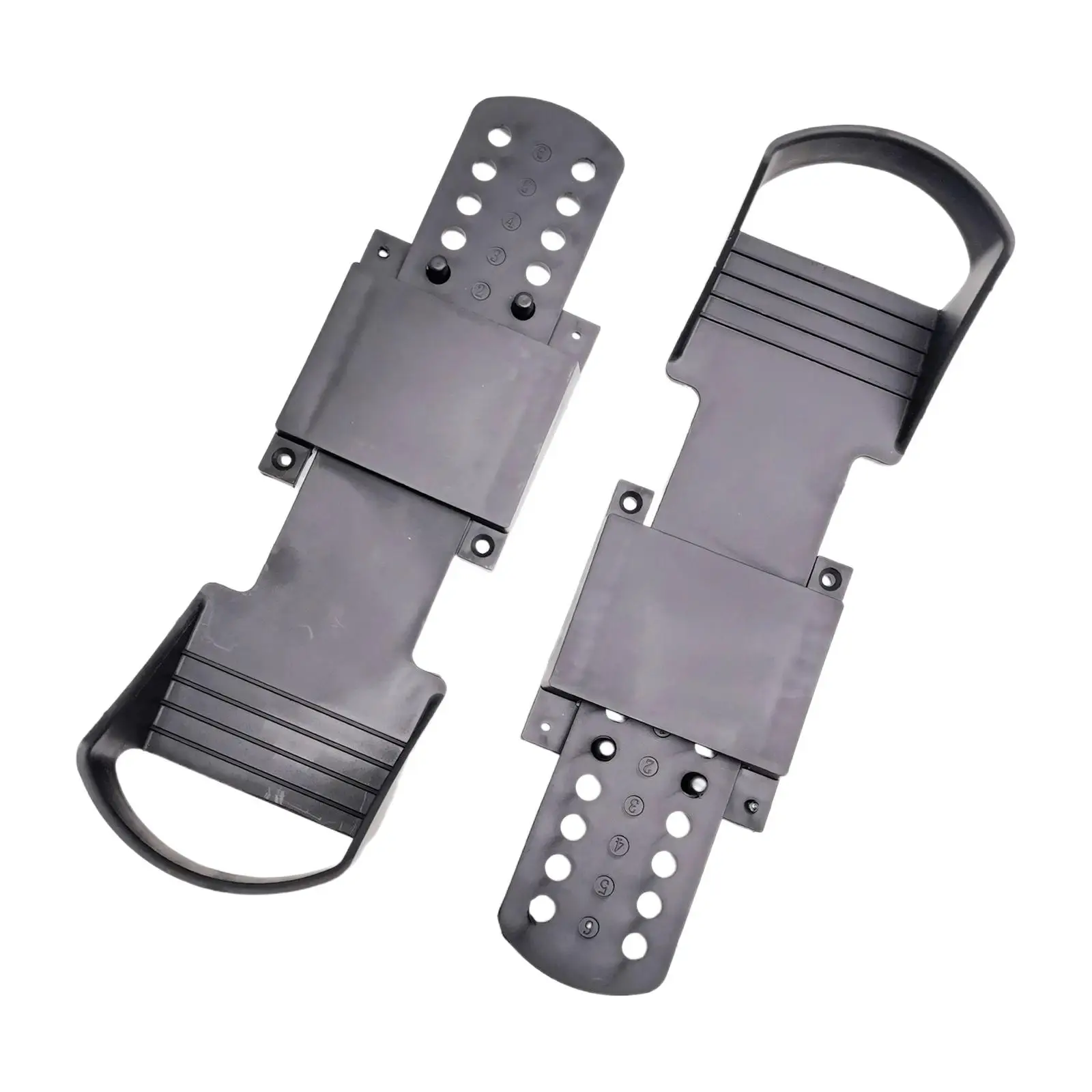 2Pcs Rowing Machine Replacement Foot Pedals Non Slip Elliptical Machine Pedals Home Indoor Gym Fitness Accessories