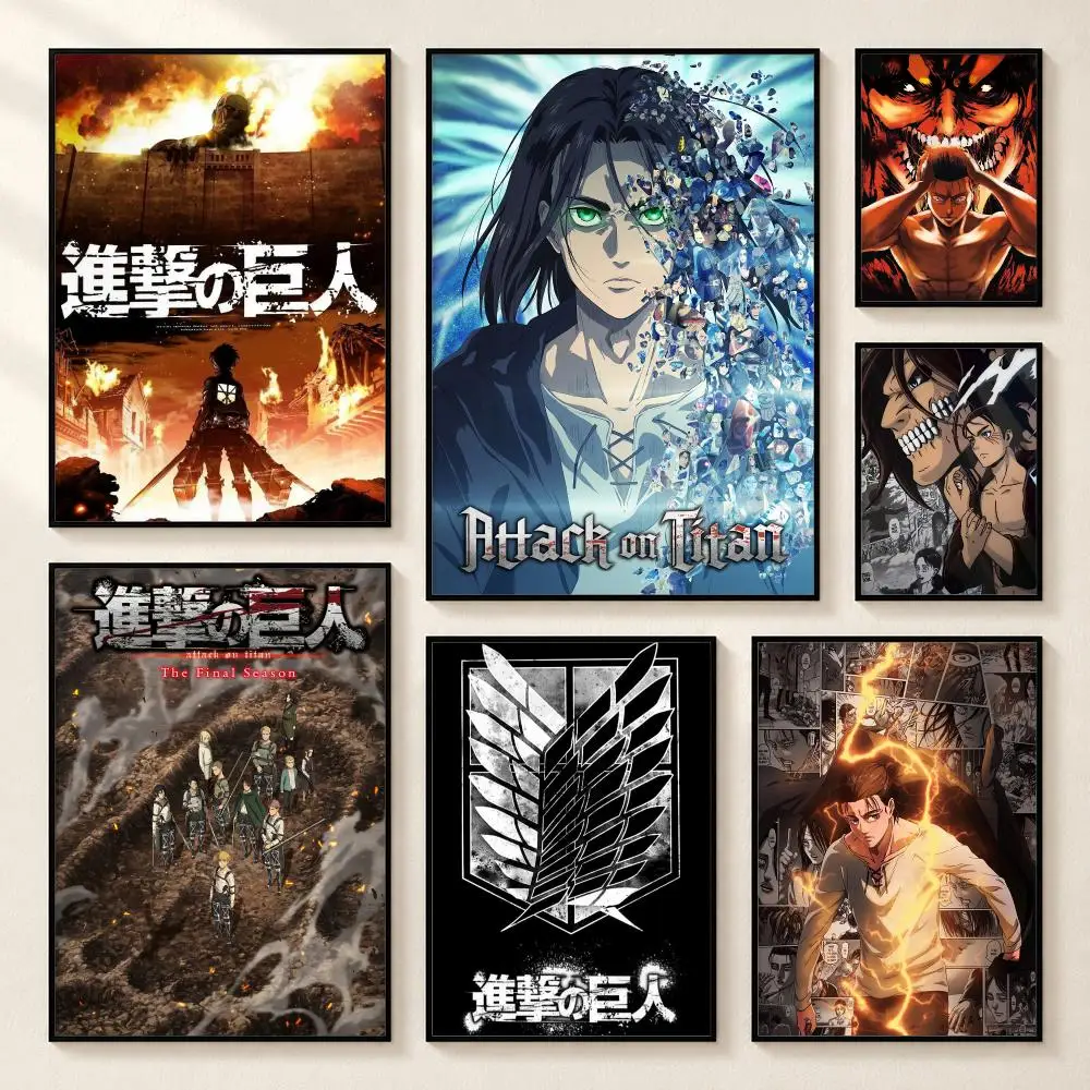 Levi Ackerman Attack On Titan Poster High-definition poster stickers, suitable for bedroom living home decoration