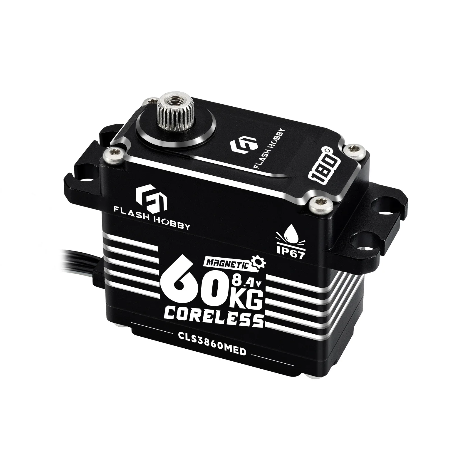 FLASHHOBBY CLS3860MED 60KG Coreless Magnetic Encoder Servo 38mm Height For Robot