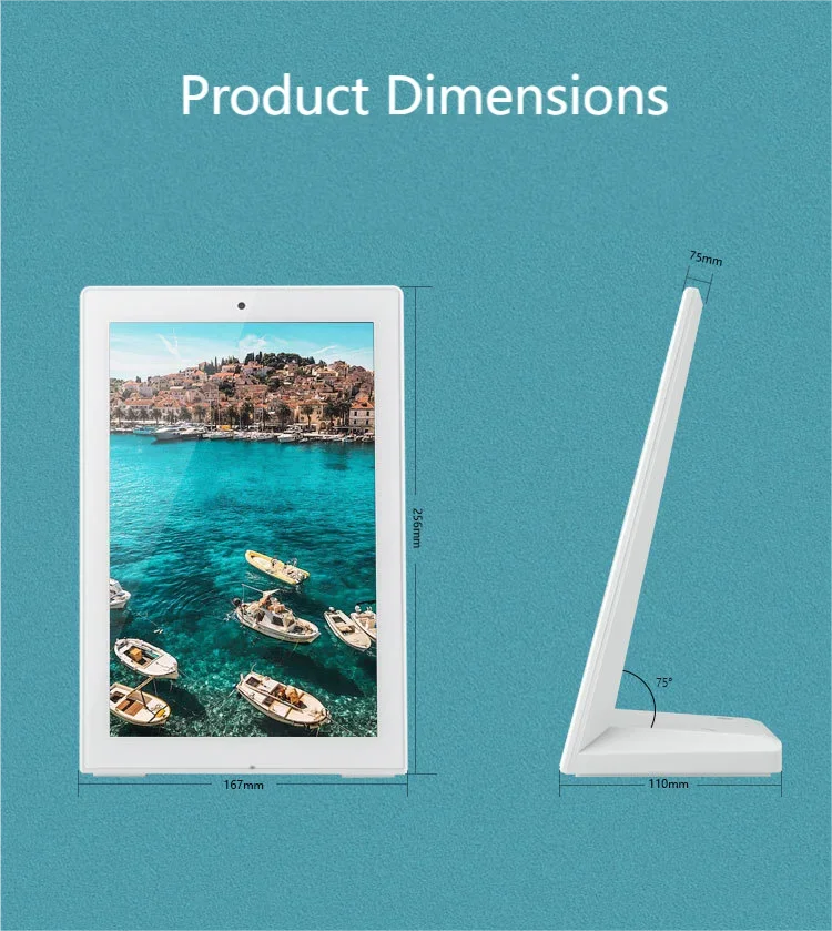 Android 13 縦型スクリーンタブレット 10.1インチ ポータブル レストランPOS 4G+32G 顧客フィードバック タッチディスプレイパッド