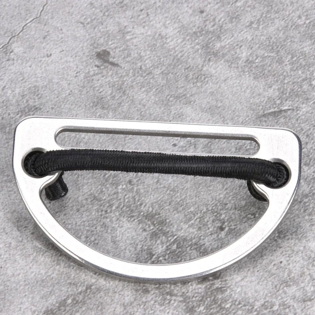 حزام الغوص على شكل حرف D مشبك 316 من الفولاذ المقاوم للصدأ خفيف الوزن وحزام حارس ملحقات الغوص