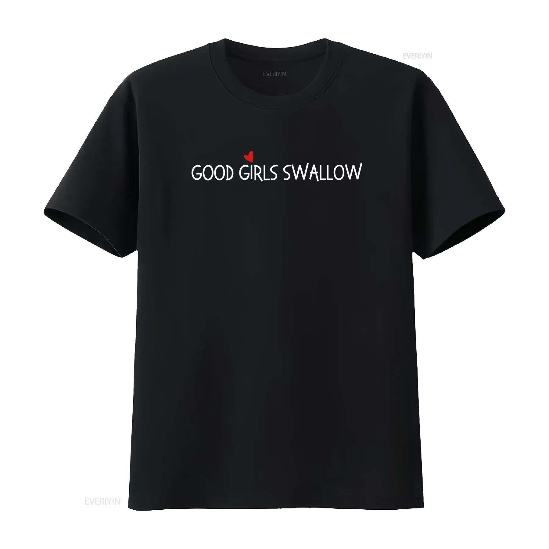 Swinger Lifestyle Good Girls Swallow T shirt Polyamory for Open Relationship Hot Wife vintage Washed Versatile designer clothes