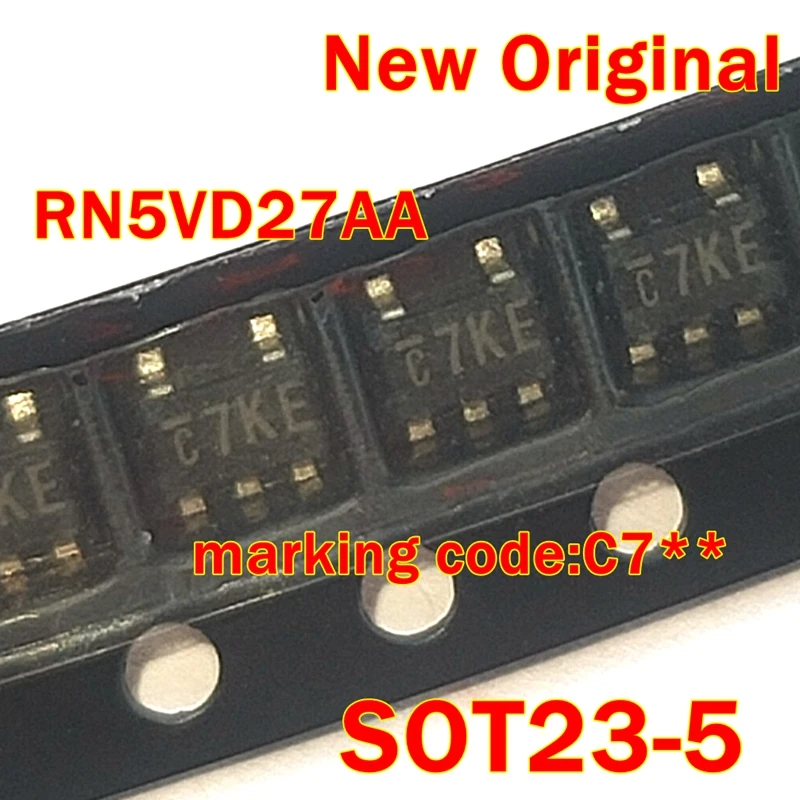 

1pcs to 100pcs RN5VD27AA-TR RN5VD27AA New Original SOT23-5 marking code:C7** VOLTAGE DETECTOR WITH OUTPUT DELAY