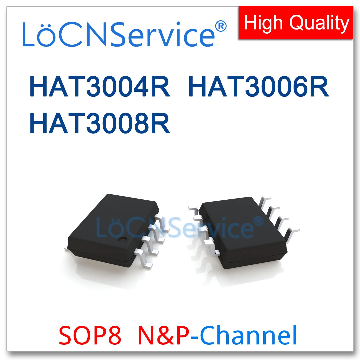 LoCNService 50 шт. 500 шт. SOP8 HAT3004R HAT3006R HAT3008R N & P-CHANNEL Высококачественная шляпа 3004R 3006R 3008R