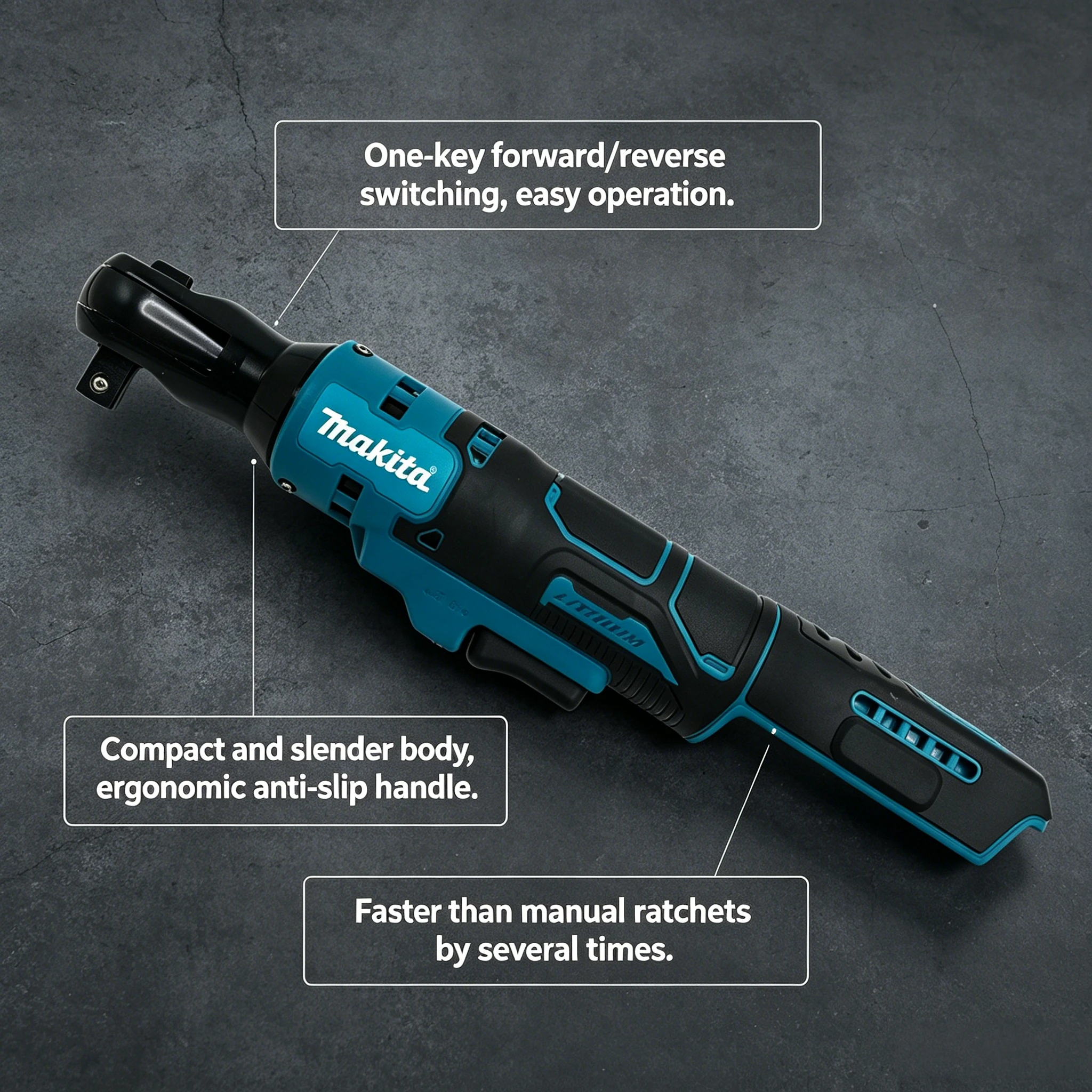 makita-original-18v-brushless-cordless-ratchet-wrench-10-13-15mm-multifunction-power-tool（tool-only）
