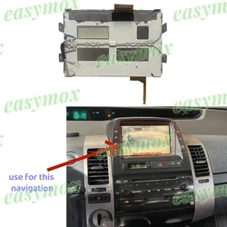 LCD Display Panel Touch Screen for 2004-2009 Toyota Prius Hybrid Navigation Information Radio 7 Inch LTA070B511F