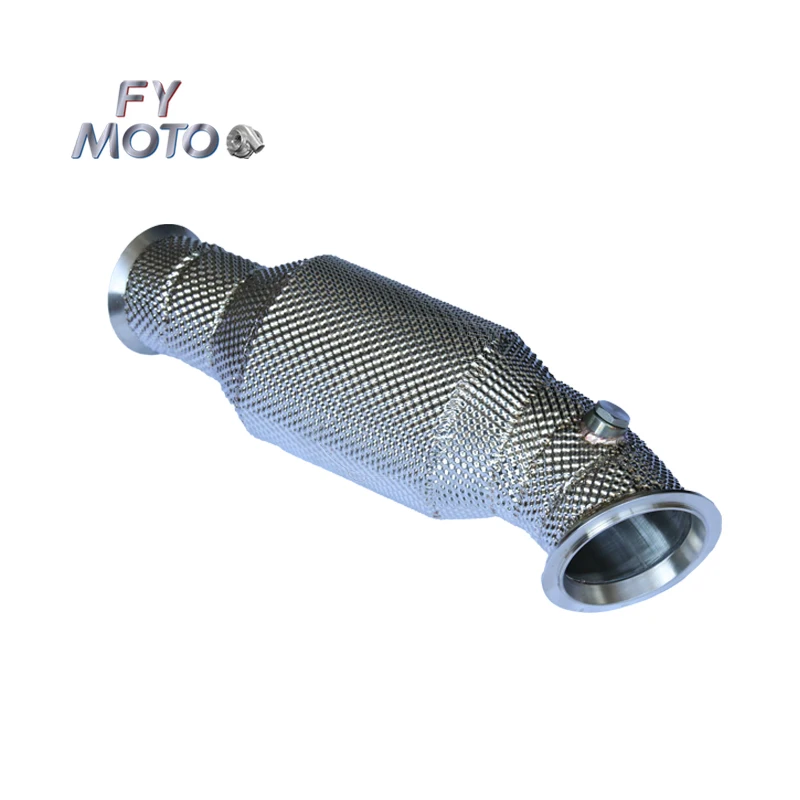 N55 Catted Downpipe Upgrade for 2012-2018 M135i M235i M2 335i & 435i F20/F21/F22/F30/F32/F33/F87 EWG with Heat Shield