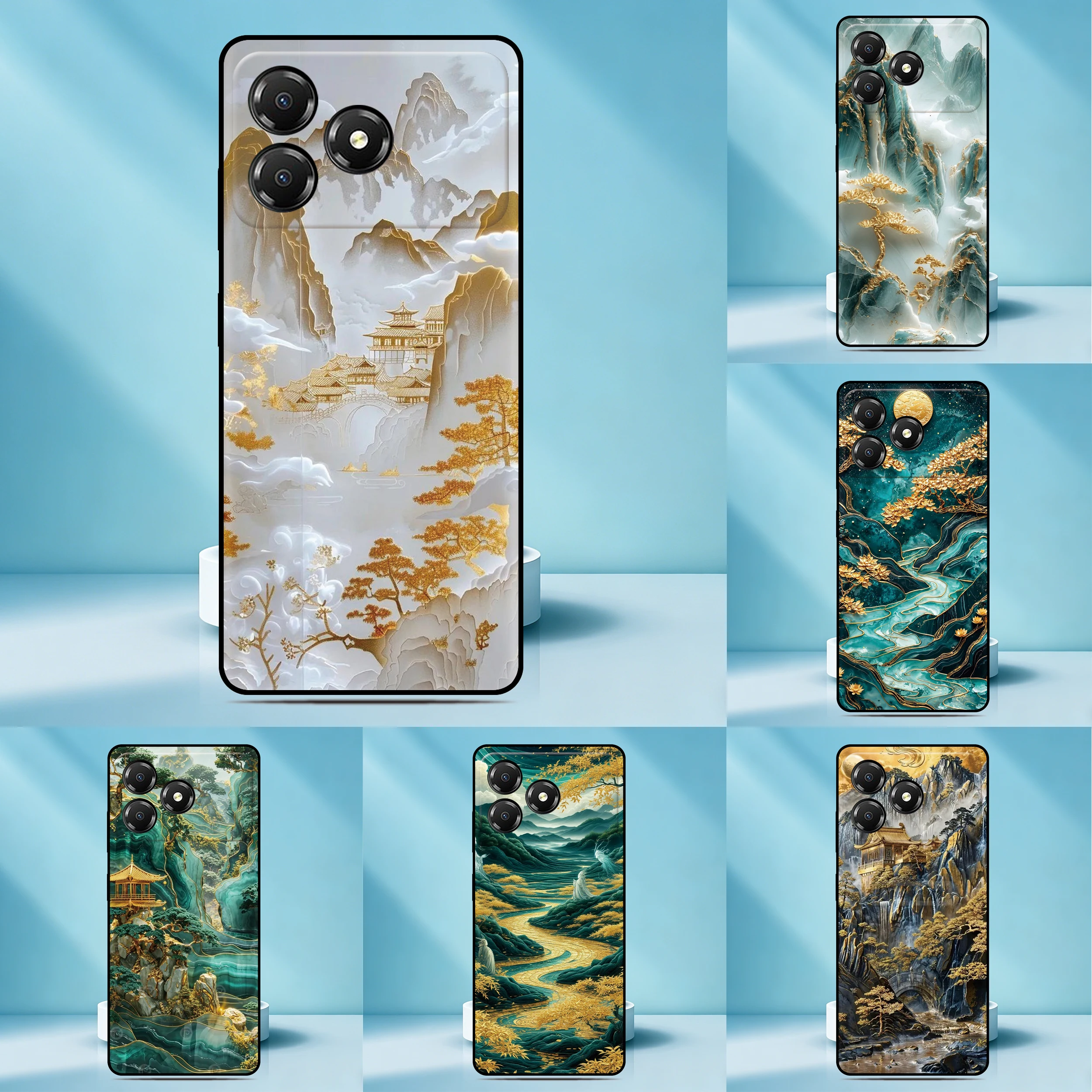 Pretty Landscape Phone Case For ASUS Zenfone 10 9 8 Flip 5z ROG Phone 2 3 5 5s 6 7 Pro ZS630KL ZS661KS Custom Image Back Cover