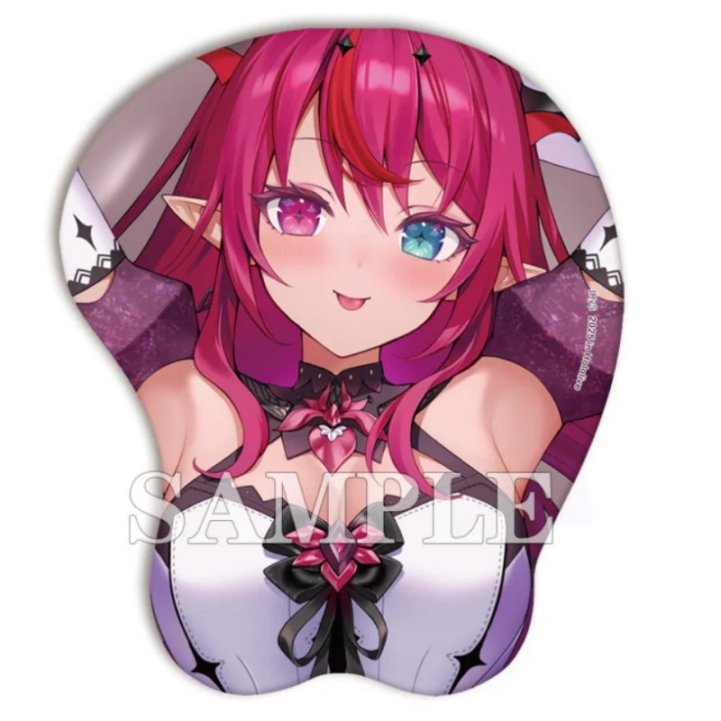 

Новый 3D-силиконовый коврик для мыши Hololive IRyS Vtb с подставкой для запястья, аниме-персонаж Курэйджи Олли, 22x26 см, виртуальный идол, игрушка-подарок