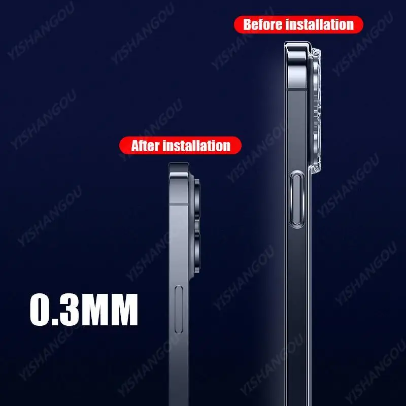 Ultradünne, hochtransparente Hart-PC-Hülle für iPhone 18 17 15 14 13 12 16 Pro Max 17e, kristallklare stoßfeste Handyhülle – Detail 4