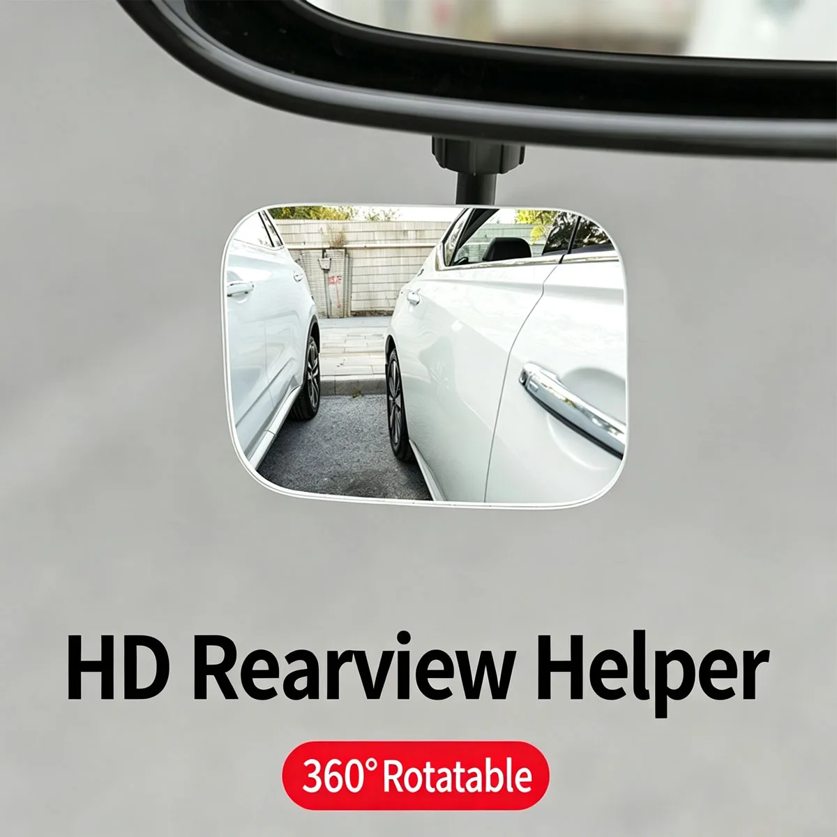 Car Blind Spot Mirror Square Rearview Round Convex 360 Wide Angle Safety Driving Parking SUV Truck Van