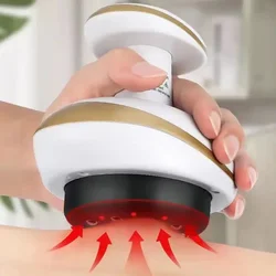 Electric Guasha Scraping Massage Cupping Body Massager Vacuum Cans Suction Cup Heating Fat Burner Anti-cellulite Massager