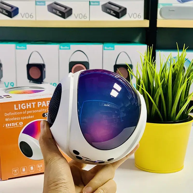 Extra Bass Portable Speaker Outdoor Speakers For Pool Cool RGB LED Lights Powerful Clear Sound Loud Booming Long Playtime Bass