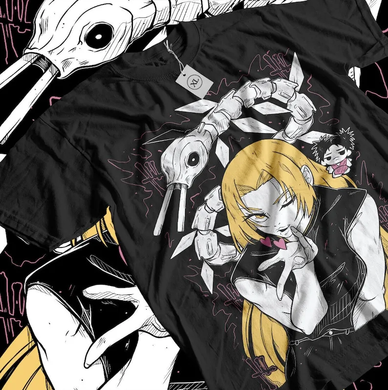 Anime retro T-shirt, 100% cotton, all sizes for men and women Comic lovers