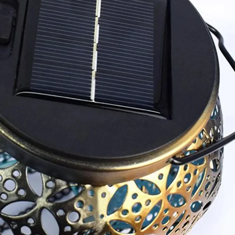 LED Hot Air Balloon Lantern Solar Garden Light Decor Outdoor Landscape Lamp