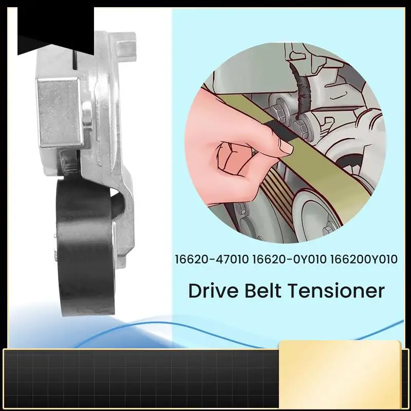 

Drive Belt Tensioner For DAIHATSU CHARADE TOYOTA YARIS AURIS COROLLA URBAN CRUISER 16620-47010 16620-0Y010 166200Y010