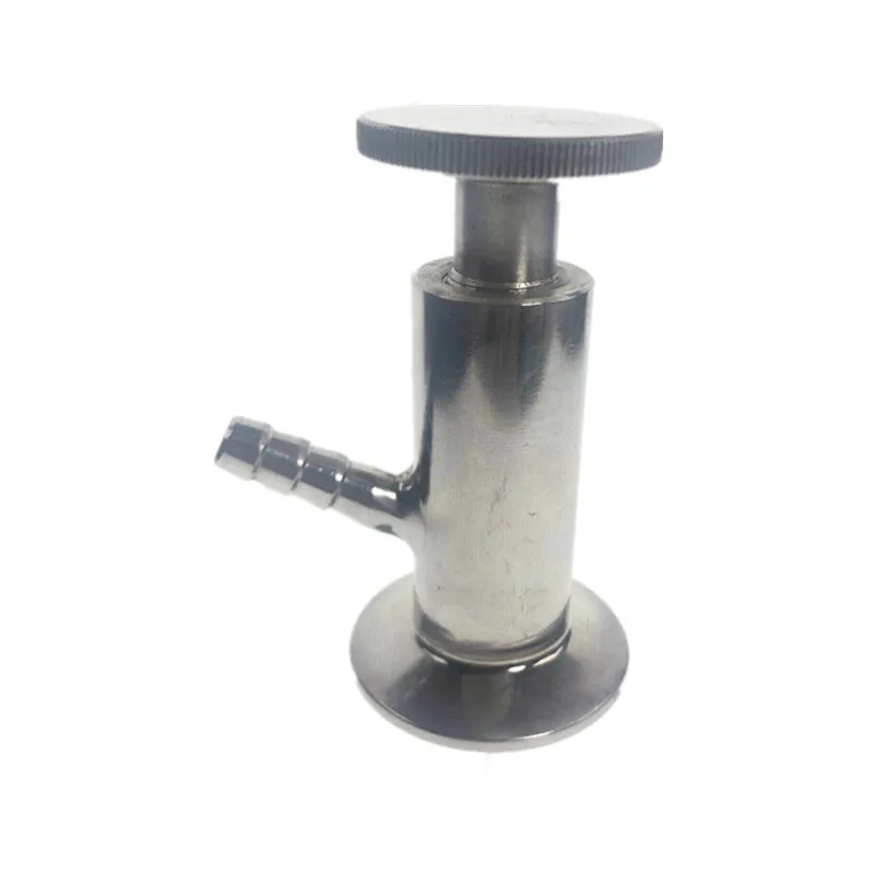 304 Stainless Steel Sanitary Sampling Valve 50.5mm 25.4mm Ferrule OD Fit 1/2\