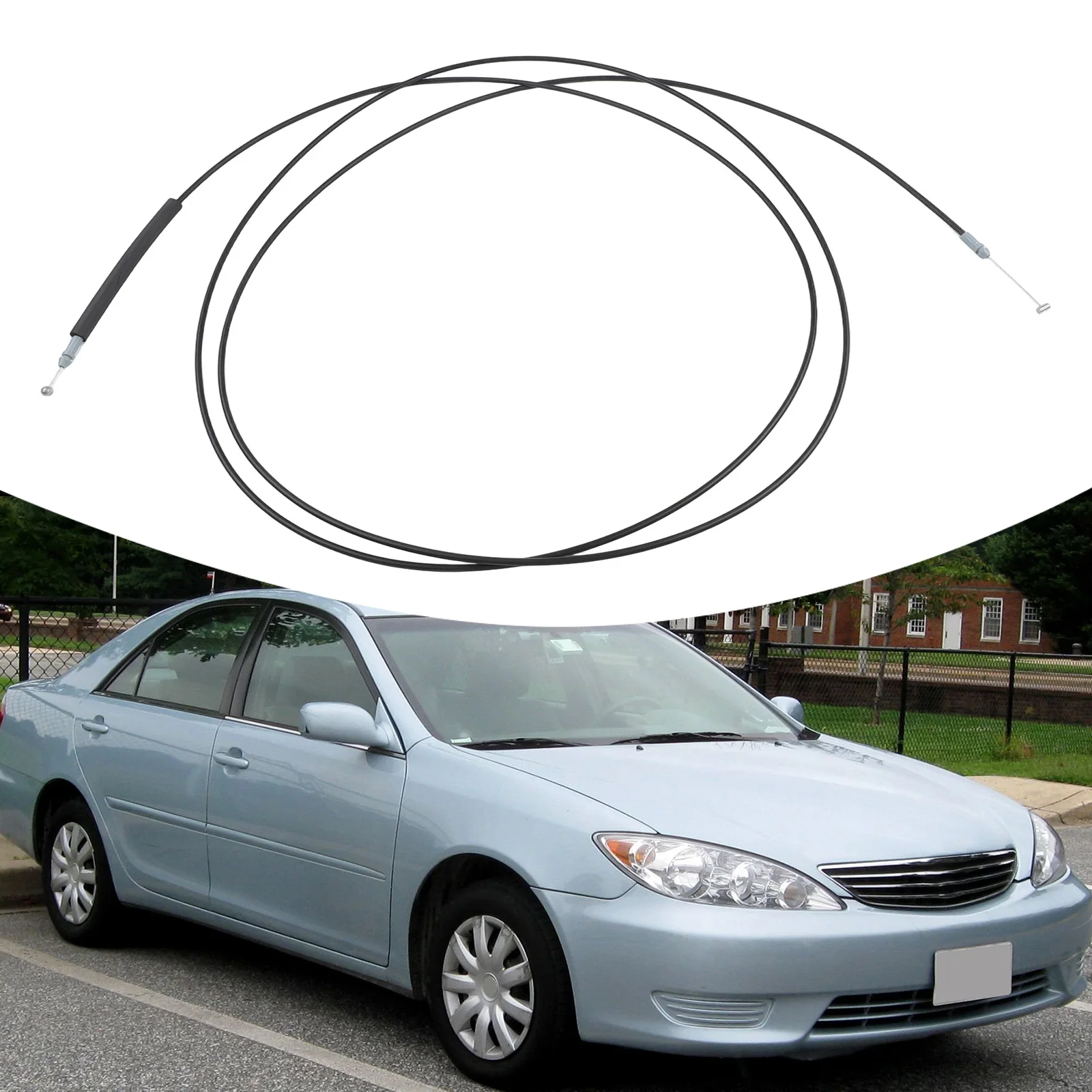 Rear Trunk Lock Release Cable for Toyota For Camry 2002-2006 Compatible with 64607 33070 Replacement Component