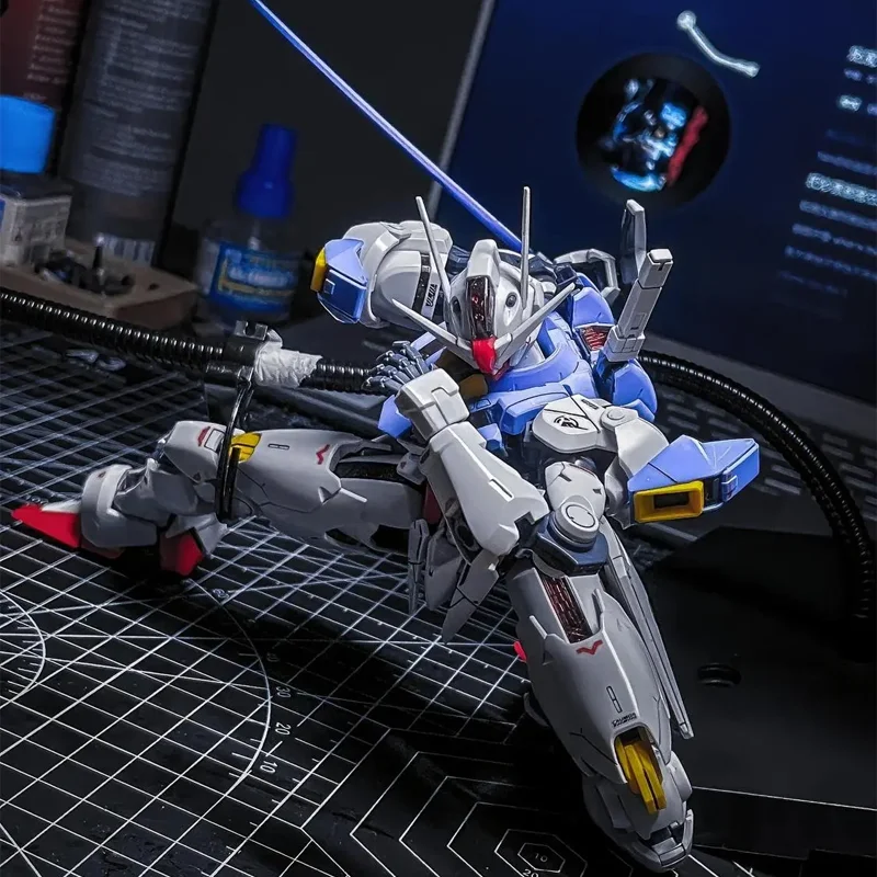 ‌FM 1/100 Aerial The Witch From Mercury Mech Model Kit Assembly Action Figure Water Slide Sticker Bracket Gift for Collectors