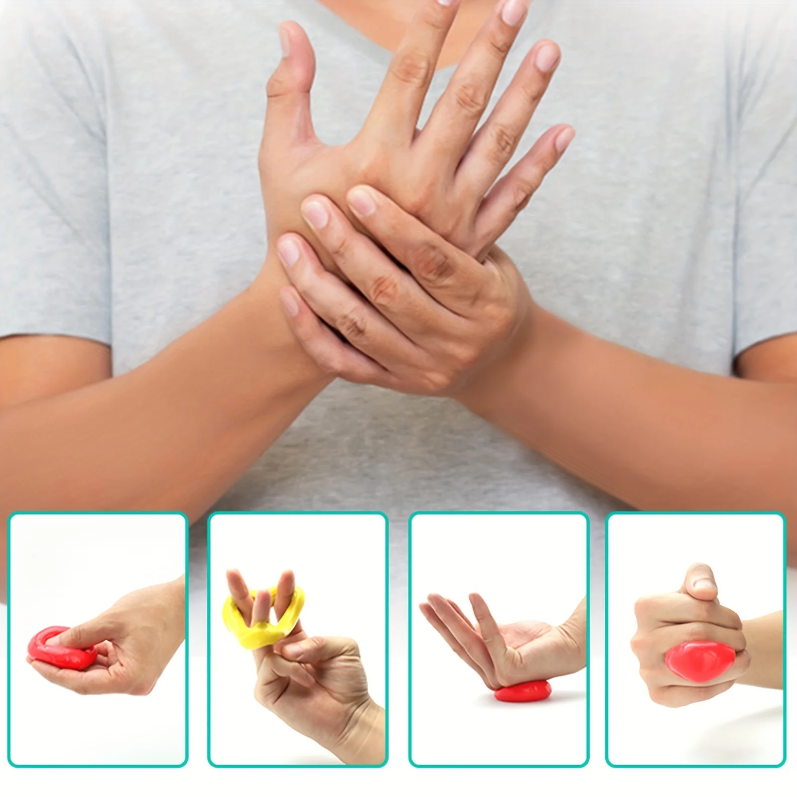 وظيفة اليد المرمم إعادة التأهيل الطين الطبية قوة اليد الانتعاش قبضة الإصبع سبليت الإصبع #6