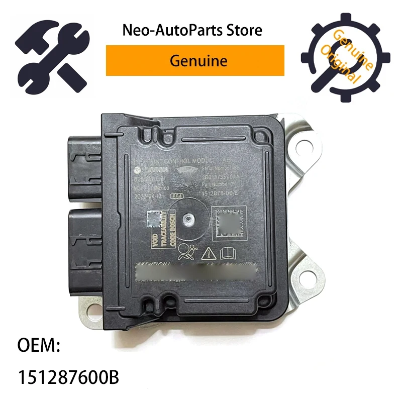 1512876-00B Original Genuine OEM Restraint Diagnostic Computer Module Srs Unit For Tesla Model 3 Y S X 151287600B