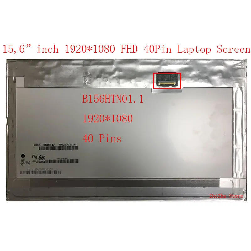 

15.6" Laptop LCD Screen B156HTN01.1 LP156WF1-TLA1 TLB2 TLC1 TLF3 For Lenovo Y580 W530 E530 W520 T530 N55 FHD1920x1080 40pin LVDS