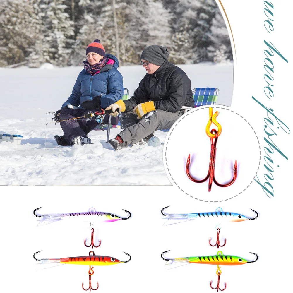 3-1PCS Colorful Balancers Winter Fishing Lures Tackle 8.3cm 18g Jigging Rap With Minnow Profile Hard Bait Pesca Ice Fishing Lure