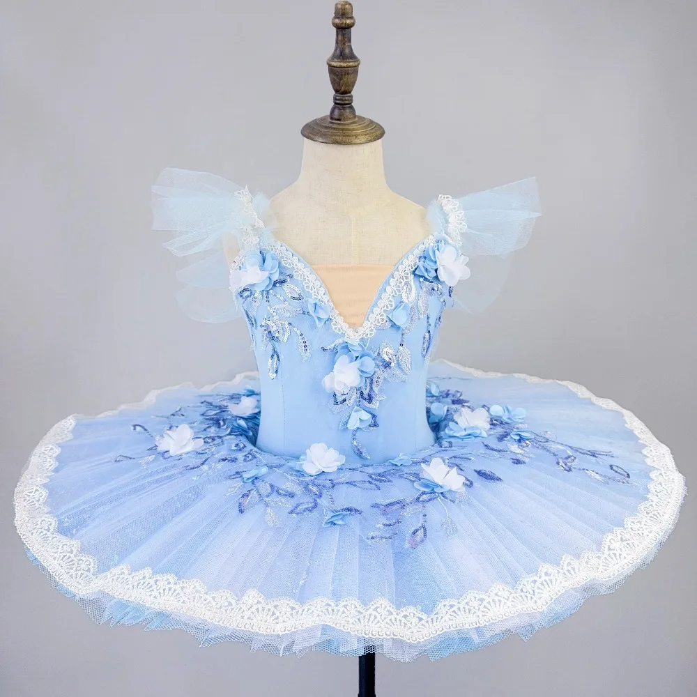 Trajes de espectáculo escénico, ropa de princesa elegante de hadas para niños, ropa para niños, leotardos con tutú de Ballet para niñas, vestido de baile