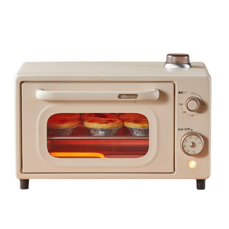 

Electric Oven for Household Use Multifunctional 10L Mini Capacity S-shaped Heating Tube Timed Temperature Control Oven