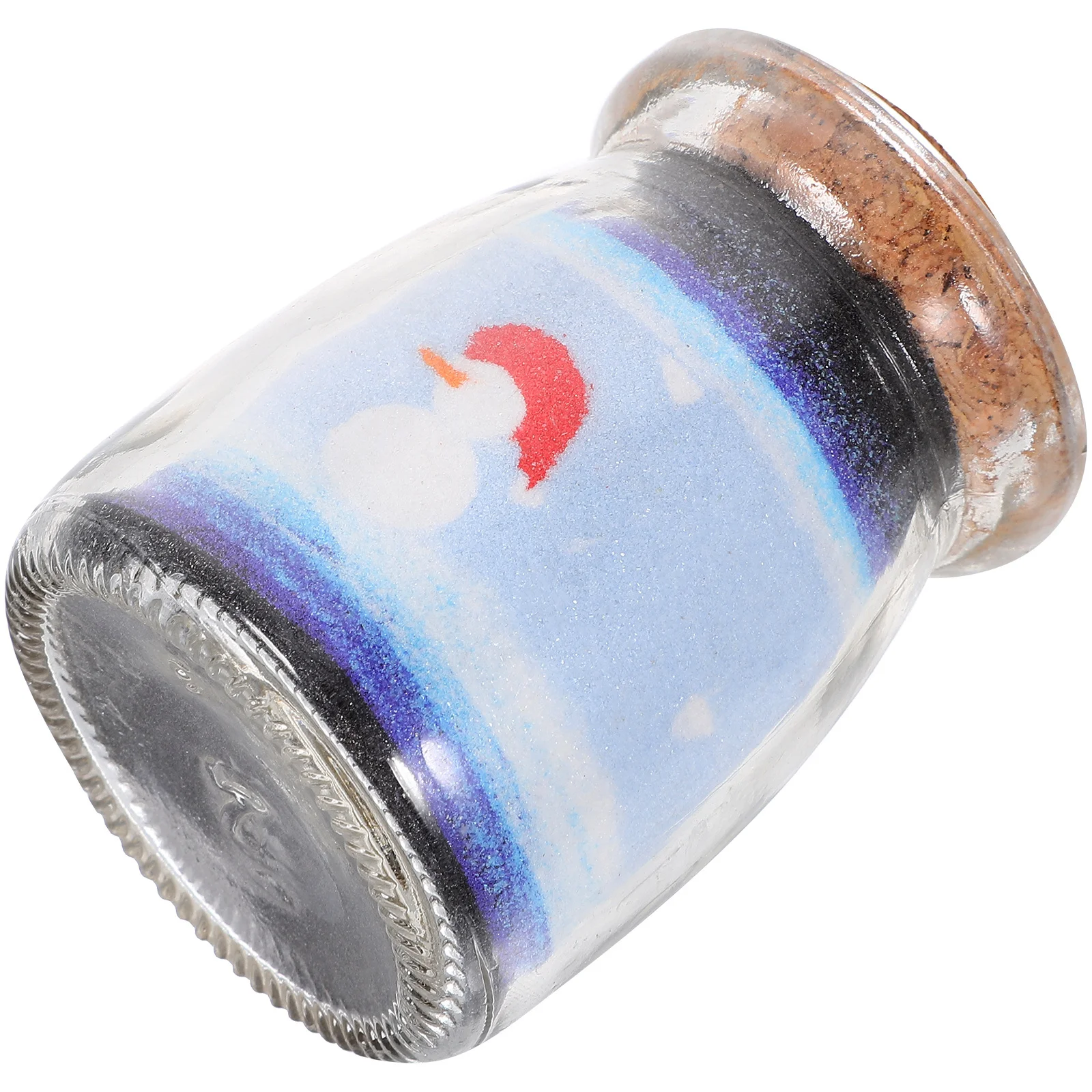 

Sand Art Bottle Glass Decorative Sand Painting Bottle Creative Gift for Home Living Room Bedroom Study Ornament