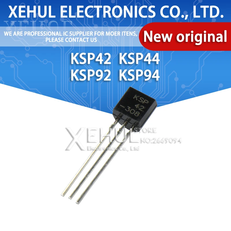 20/50/100PCS KSP44  KSP42  KSP92 KSP94 TO-92  low power transistors