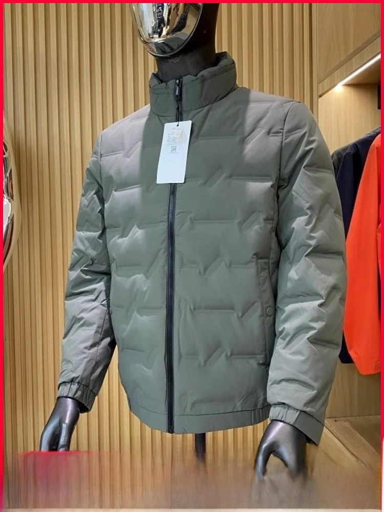 

Tech Tee-Proof Fabric down Jaet Men's Outdoor Lightweight Busin Warm Stand Collar Quilted Proc Polyester Fiber