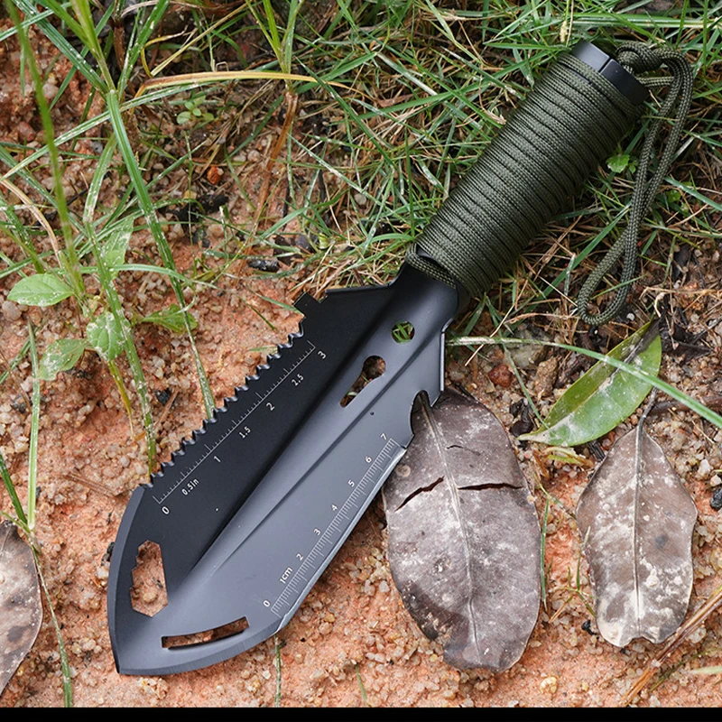 مجرفة المشي لمسافات طويلة على الظهر، مجرفة مهندس متعددة الوظائف، مجرفة التخييم، للأماكن الخارجية، الحفر، البستنة، البقاء على قيد الحياة.