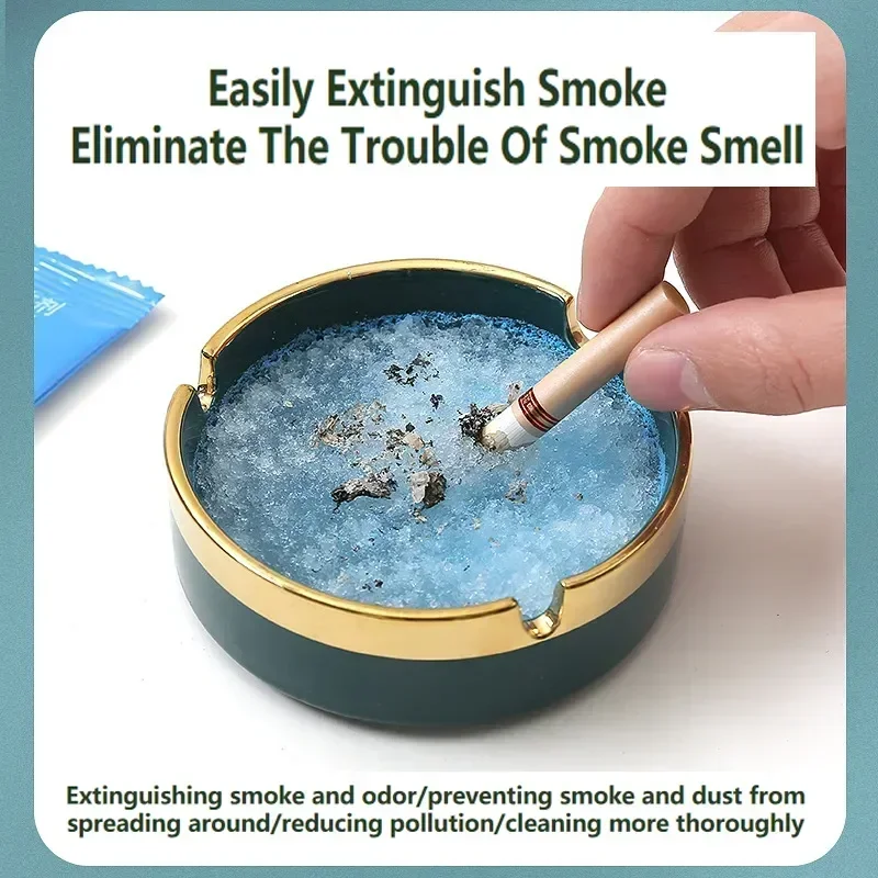 30PCS Smoke Removal Sand Ashtray Cleaner Soot Cleaner Remove Smoke Smell Control Sand Indoor Restaurant Smoke
