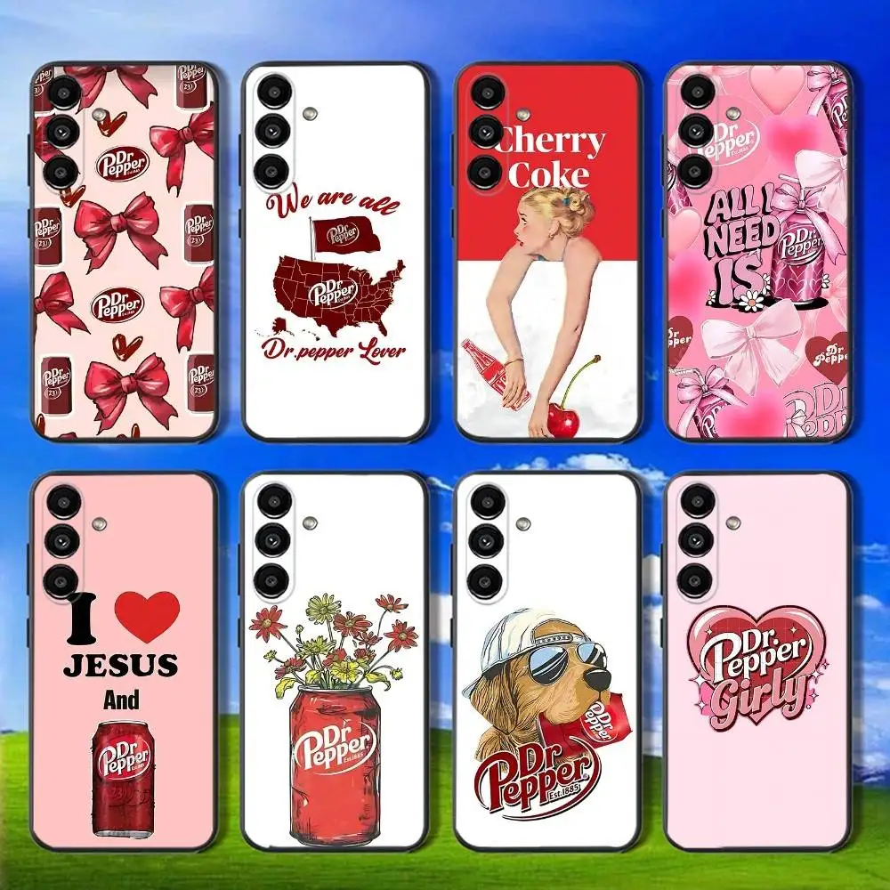 

Cherry D-Dr-P-Pepper Drink Phone Case For Samsung Galaxy A13,A21s,A22,A31,A32,A52,A53,A71,A80,Soft Black Shell
