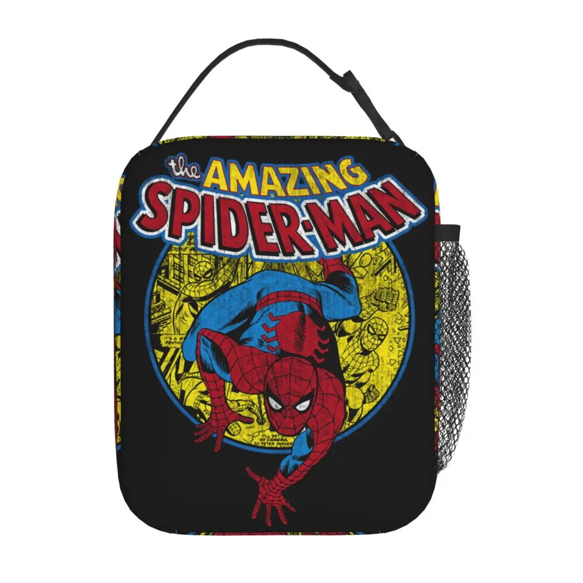 Spider-man Spiderman Insulated Lunch Bags Thermal Lunch Container High Capacity Lunch Box Tote for Men Women College Outdoor