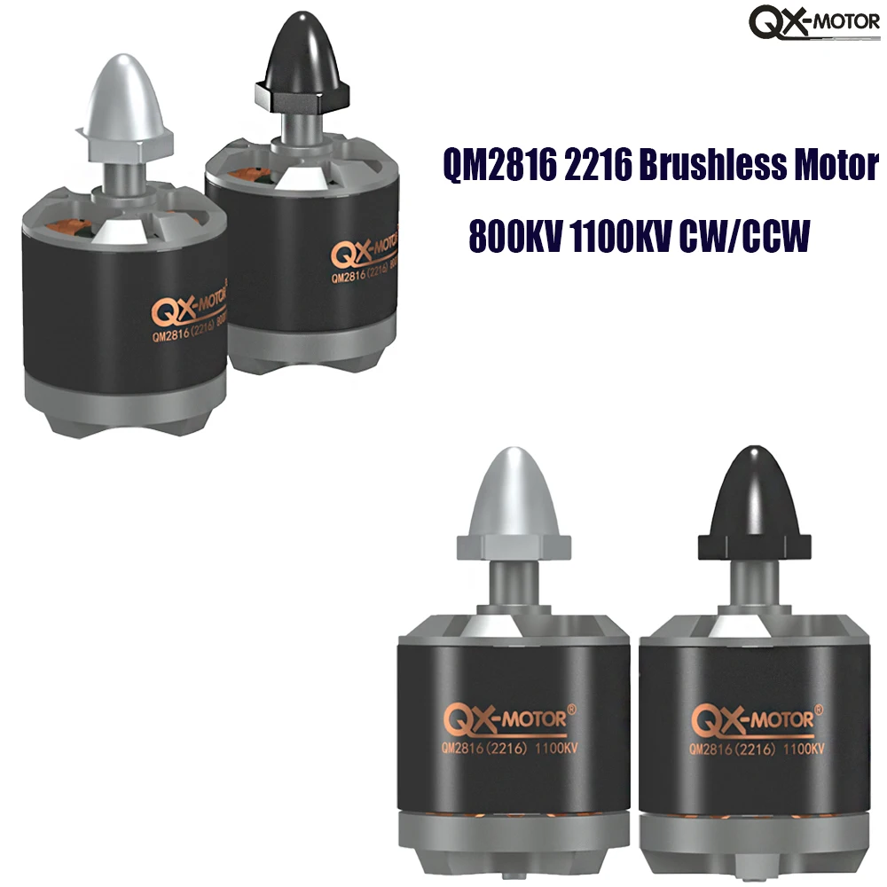 1 Pair QX-Motor Brushless Motor QM2816 2216 800KV 1100KV CW CCW Suitable for Aircraft remote control toy spare parts