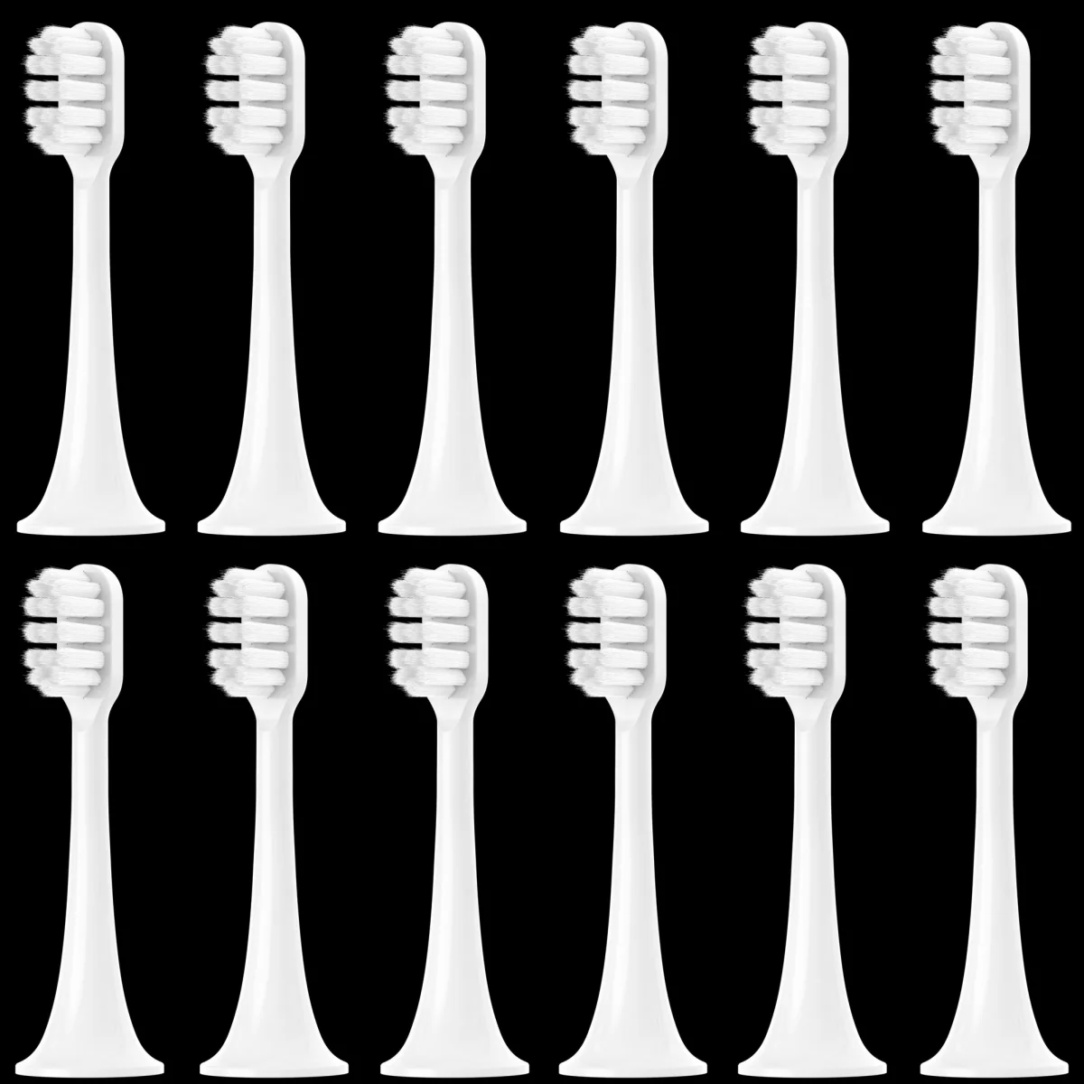 12 Sensitive Replacement Brush Heads For Xiaomi Mijia T300 T301 T500 Sonic Electric Toothbrush Head Ultra Fine Bristle Nozzles