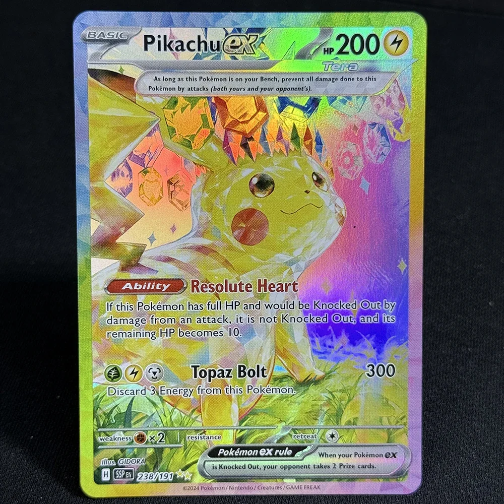 Pokemon Single Card Latias Pikachu Hydreigon Milotic Surging Sparks Kingdra Altaria Foil Customized Card Collection PTCG PROXY