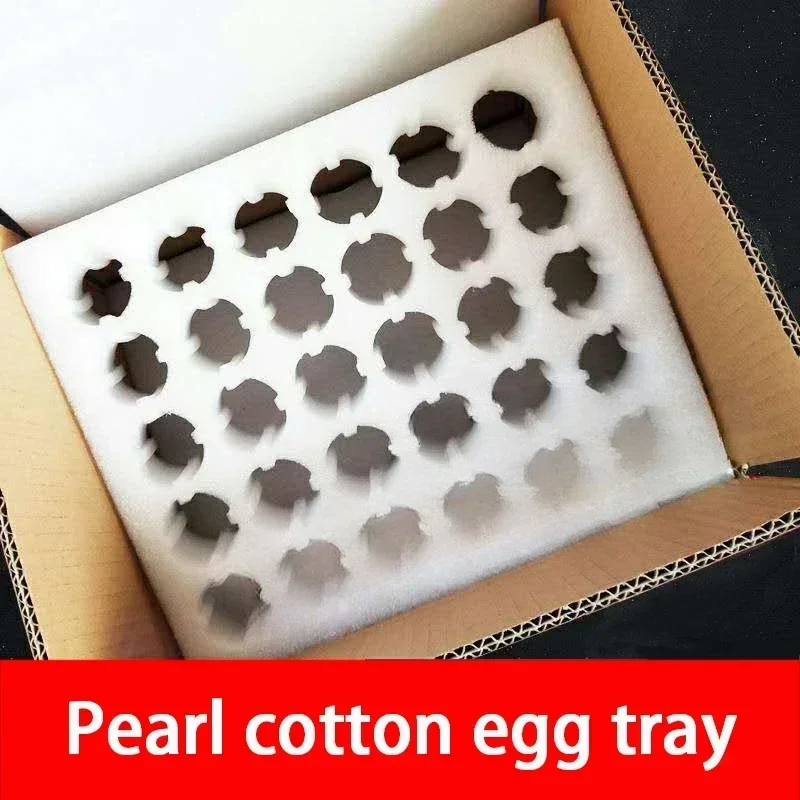 EPE Pearl Cotton Egg Tray 30 Holes Egg Express Transport Packing Box Anti Fall Measures Earthquake Resistance Foam Egg Gift Box