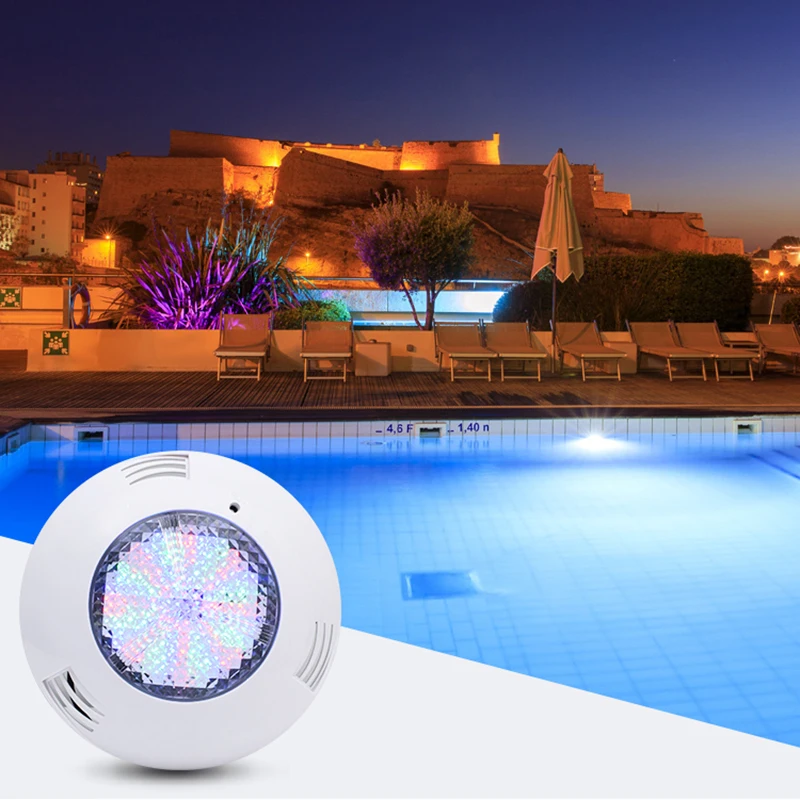 Ip68 Led Swimming Pool Lamps Waterproof Underwater Light AC12V Outdoor Stable LED Pool Lights Submersible RGB Wall Mounted Lamps