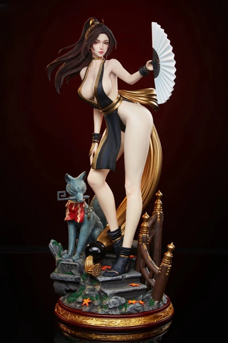 48cm THEKINGOFFITERS Action Figure Model Toy PVC Mai Shiranui Anime Figures Gk Statue Collection Decorating Doll Gift