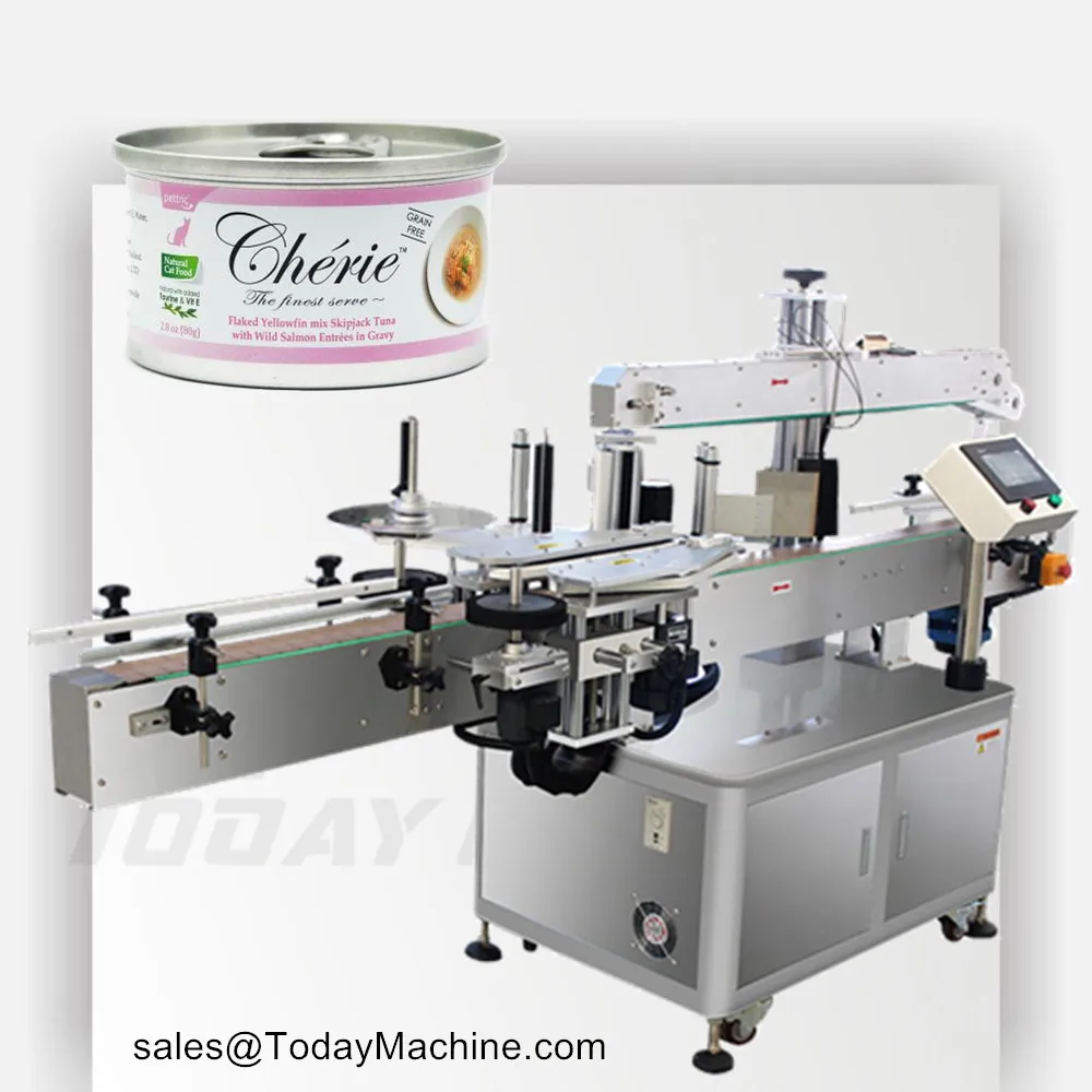 Automatic Sticker Labeling Machine For Plastic Round Small Bottle